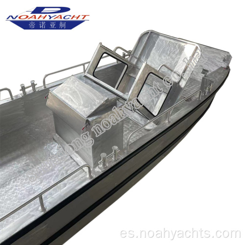 Embarcación de barcazas de aluminio en la embarcación de desembarco de aluminio
